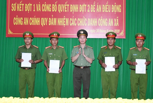 Trà Vinh tiếp tục điều động 212 Công an chính quy về xã