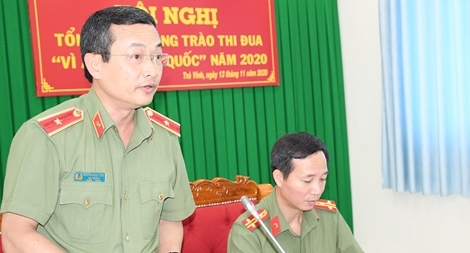 Cụm thi đua số 9 tổng kết phong trào “Vì an ninh Tổ quốc”