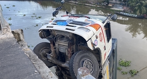 Tài xế gây sập cầu Thiên Hộ: “Thấy biển cấm những vẫn cho xe qua”