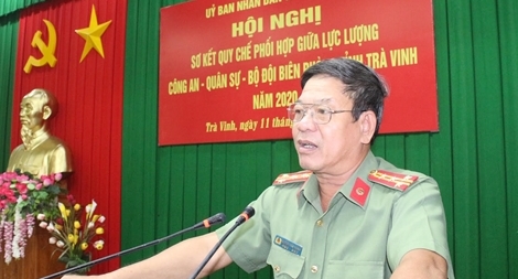 Công an, Quân sự, Biên phòng sơ kết quy chế phối hợp năm 2020