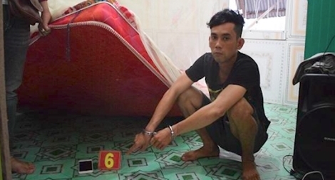 Tên cướp bị bắt ngay tại nhà 