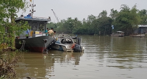 Tìm thấy thi thể CSGT bị nước cuốn trong lúc tuần tra trên sông Hậu