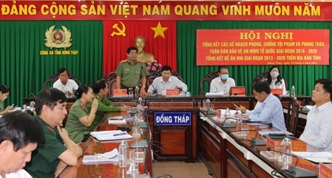 Đồng Tháp kiềm giảm tội phạm hình sự gần 28%