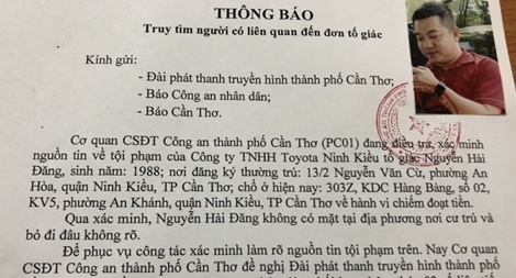 Truy tìm nhân viên bị tố chiếm đoạt tiền của khách hàng