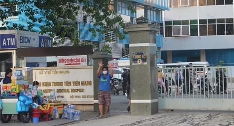 Phong tỏa Khoa Chấn thương Bệnh viện Đa khoa Tiền Giang