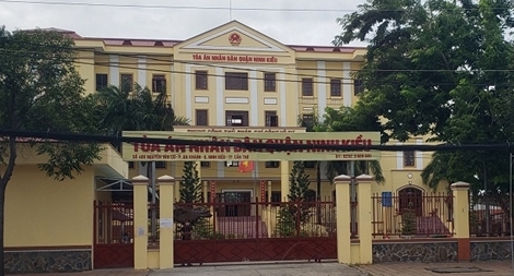 Phong toả tạm thời trụ sở TAND quận Ninh Kiều