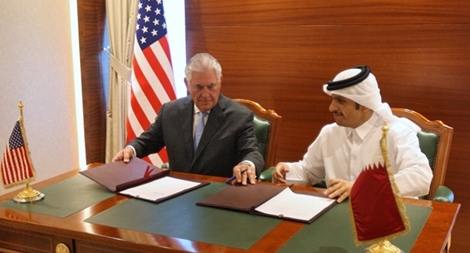 Khối Arab coi nhẹ thỏa thuận chống khủng bố Mỹ - Qatar
