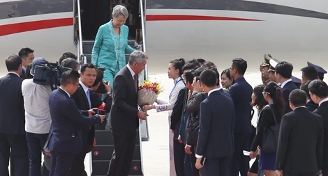 Thủ tướng Singapore Lý Hiển Long tới Việt Nam dự APEC trên chuyên cơ