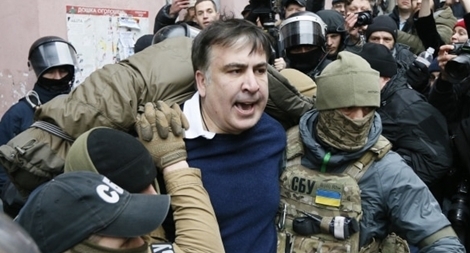 Ukraine bắt giữ lại cựu Tổng thống Gruzia