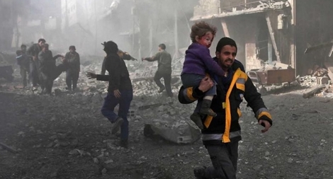 Cuộc sống như "địa ngục" của người dân Syria ở vùng chiến sự Đông Ghouta