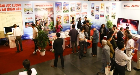 Báo chí lực lượng CAND “hút” công chúng tại Hội báo Toàn quốc 2018