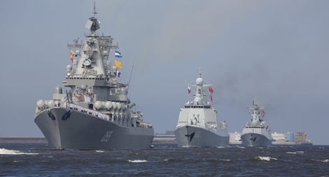 Tàu tên lửa Nga ùn ùn kéo đến Địa Trung Hải giữa lúc nhạy cảm