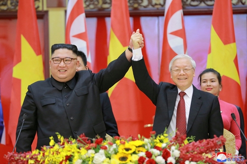 Chủ tịch Kim Jong-un gửi lời cám ơn Tổng Bí thư, Chủ tịch nước Nguyễn Phú Trọng
