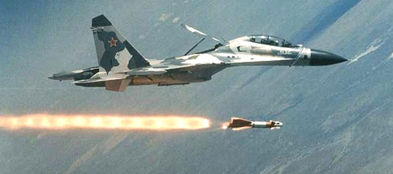 Lính Nga bắn nhầm tên lửa từ tiêm kích Su-30 vào kho vũ khí