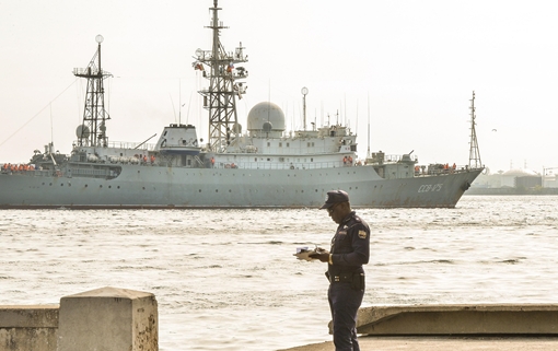 Mỹ phát hiện tàu do thám Nga di chuyển bất thường trên vùng biển quốc tế 