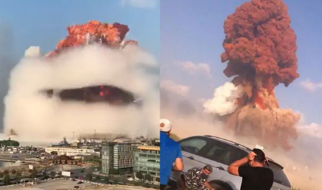 Hé lộ lí do mây hình nấm xuất hiện ở Beirut sau vụ nổ