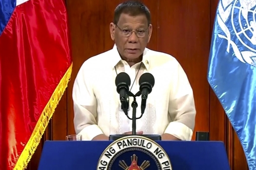 Tổng thống Philippines Duterte đưa phán quyết về Biển Đông năm 2016 ra LHQ