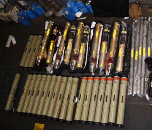 Kho tên lửa "khủng" của Iran bị Mỹ tịch thu trên biển