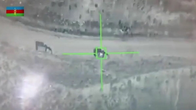 Pháo BM-21 Grad Armenia nổ tung sau đòn không kích của Azerbaijan