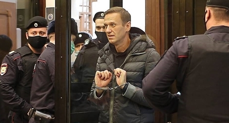 Tòa án Nga tuyên phạt Navalny 3,5 năm tù giam