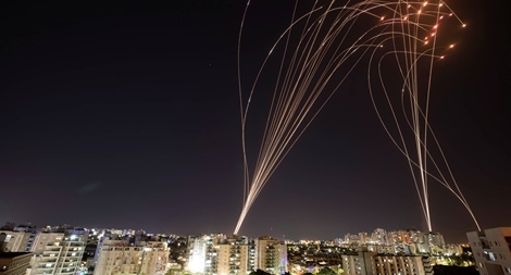 Hệ thống phòng không Israel đánh chặn hơn 1.000 quả rocket Hamas