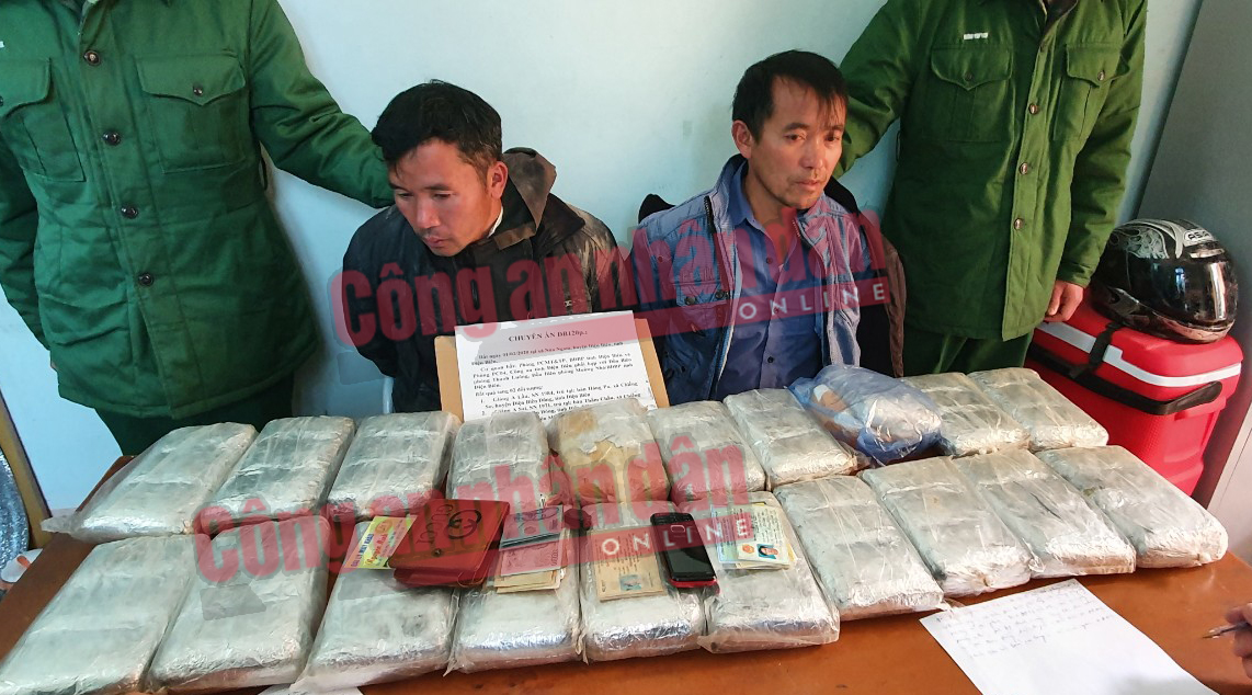 2 đối tượng vận chuyển 120.000 viên ma túy tổng hợp