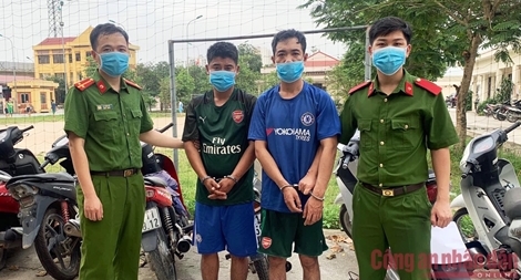 Hai đối tượng nhiều tiền án gây ra 7 vụ trộm cắp tài sản